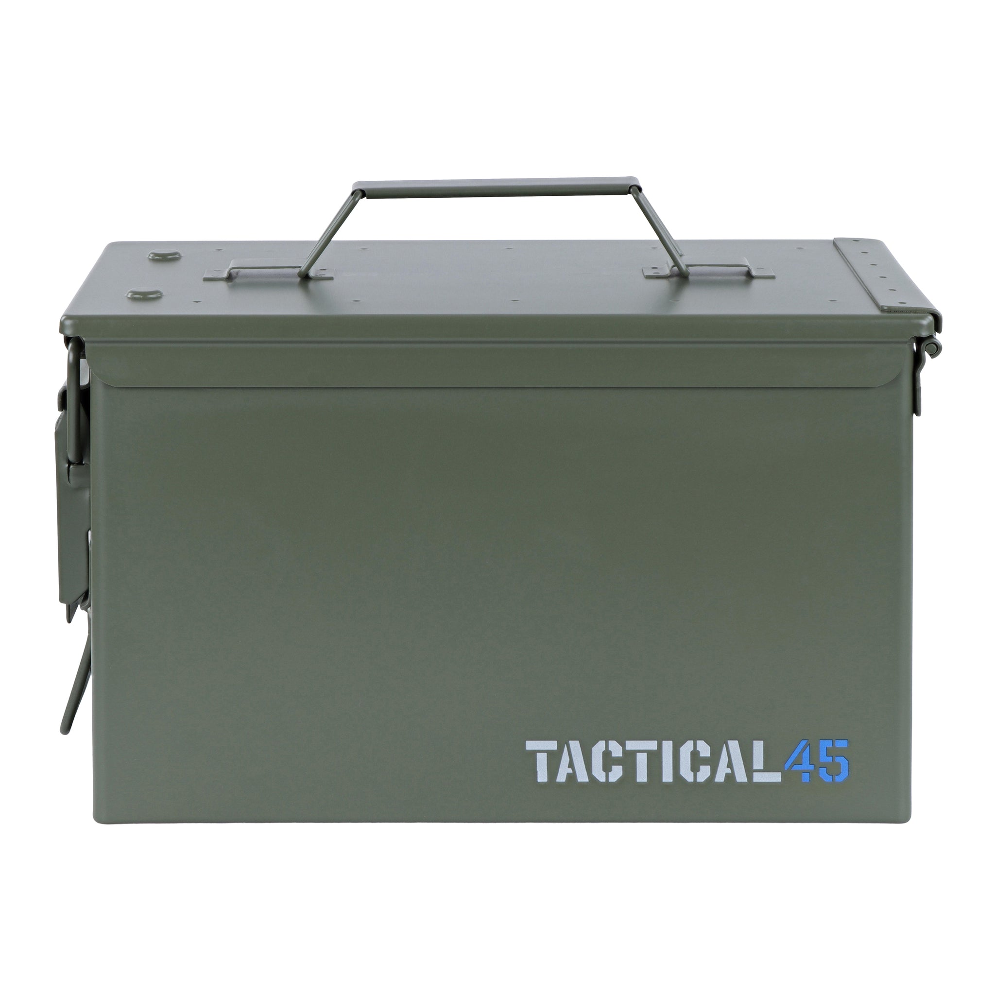  Tactical45 M2A2 50 Cal Ammo Can Army Green Ammo Storage  Container with Front Latch System Steel Military Grade Ammo Case : Sports &  Outdoors