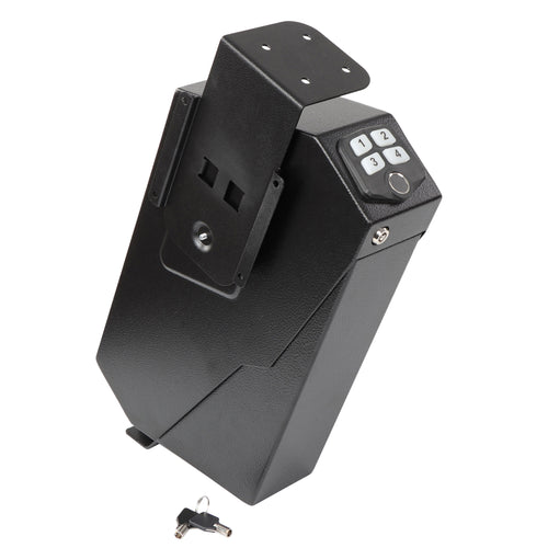 Biometric Gun Safe for Pistols - Alarmed 4 Digit Passcode Handgun Safe